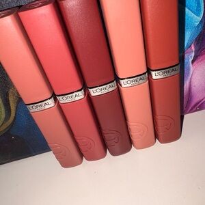 L'Oreal Lipstick Set - Pink and Red Shades